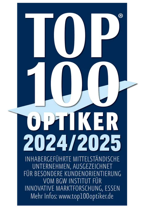 Auszeichnung TOP 100 Optiker 2024/2025