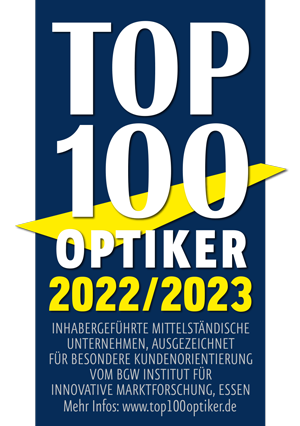 Auszeichnung Top 100 Optiker 2022/2023